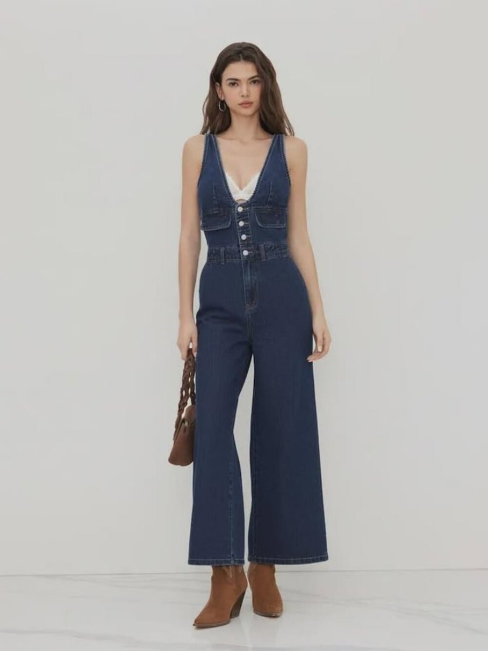 Denim Jumpsuit - Picture 2 of 2